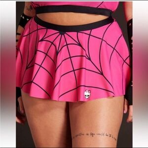 ♥️ MONSTER HIGH Draculaura Plus Size 4X Skirted Swim Bottoms Bikini Bathing Suit